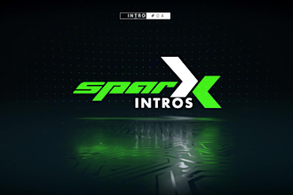 create a cyberpunk glitch intro video