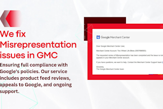 fix misrepresentation suspension issue at your google merchant center account