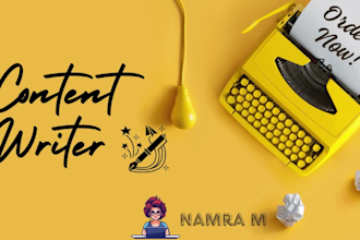 write SEO optimized article or blog