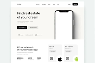 build real estate app website app property listings app  virtual tours app