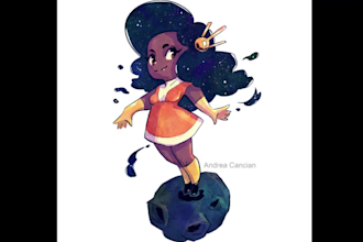 draw cartoonish art for you