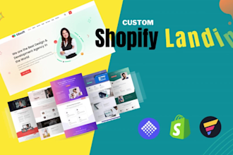 custom one product shopify store design with gempages or pagefly