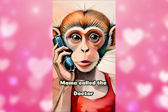 make adorable kid cartoon video with original songs using ai animation