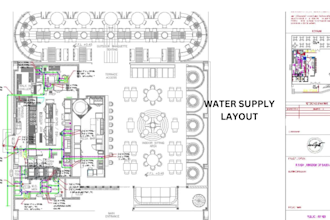 do hvac, plumbing, firefighting, electrical mep system drawings mep