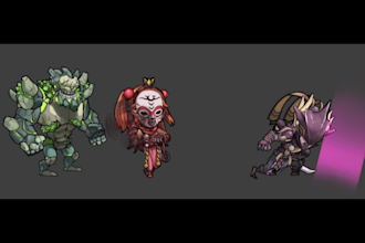 animate your 2d game character on spine pro