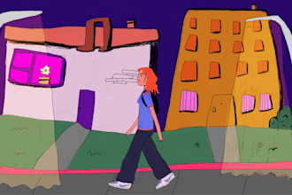 create lofi, illustrations and animated loops