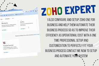 design a professional website using zoho sites
