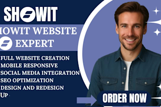 customize showit website, redesign showit, update showit and website development