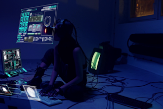 add sleek hud vfx with precise motion tracking