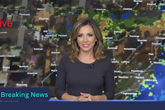 create professional ai spokesperson breaking news video