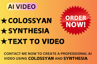create professional ai videos with colossyan and synthesia, fast delivery