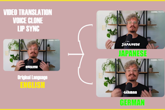 translate your video and lip sync it to any language