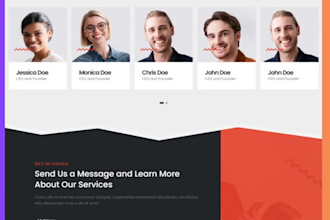create wordpress website for consulting company
