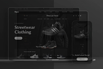 build streetwear website, fashion website, urban clothing store, shopify brand s
