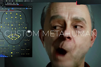 do character design for film and game, fully rigged 3d metahuman character, ue5