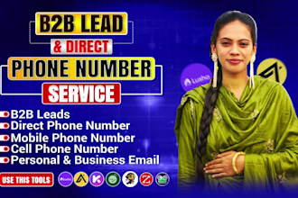 do b2b leads cell phone number direct phone number