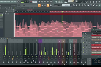 compose or recreate similar style binaural relaxation music