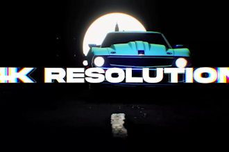 create custom vj loops, dj visuals, logo animation for your youtube intro