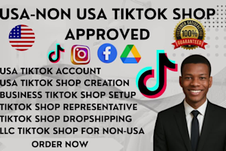 create usa tik tok shop set up tiktok shop manage tiktok shop usa tiktok account
