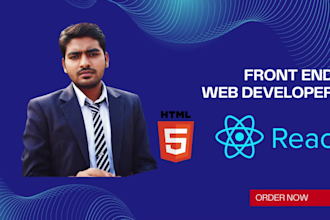built a website using js react