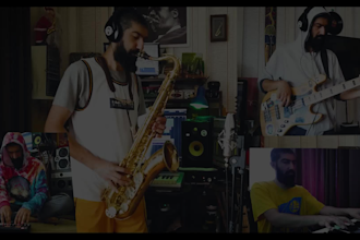 record saxophone solo for your hip hop, lofi track