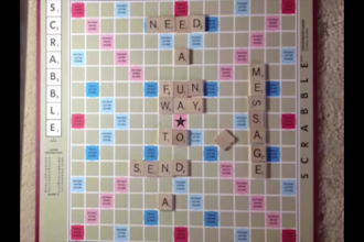make personal Scrabblelized video message