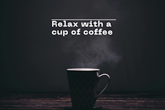 create eye catching coffee and menus