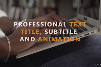 add titles, captions, and subtitles to the video