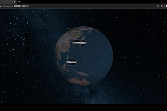 develop interactive 3d website using three js, gsap and webgl