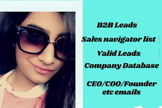 build linkedin targeted leads with sales navigator