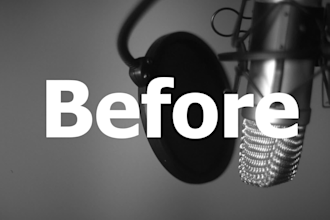 do professional audio editing and noise reduction