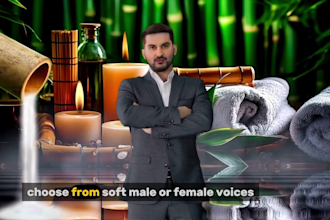 record an english voiceover with clear and professional delivery