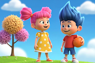 use veo 3 to create ai cartoon animation ai cartoon video 3d cartoon nano banana