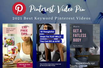 design pinterest video pin