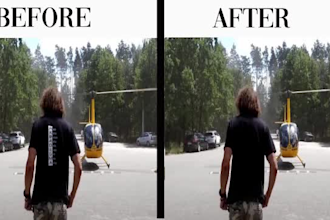 do youtube video editing remove any text object from video