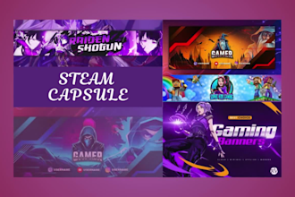do steam capsule 3d game poster steam capsule artwork and banner game marketing