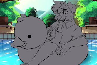 draw your digital nsfw art or sfw art furry character