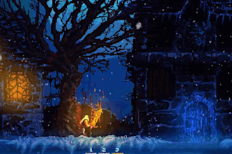 create 2d pixel art lofi looping animations backgrounds for game assets, streams