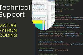solve matlab or python problems for engineering and academic tasks