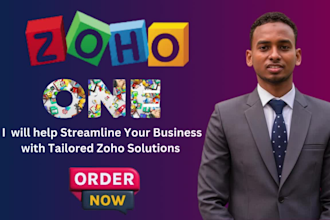 setup zoho CRM zoho sites zoho commerce zoho books zoho integration zoho forms