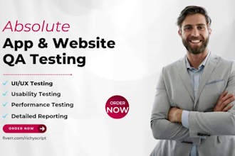 find and report bugs in your website and perform manual qa test ios app reviews