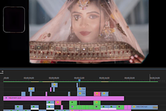 do beautiful cinematic wedding video trailer editing