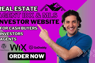 build your real estate investor and lead generation website wix website redesign
