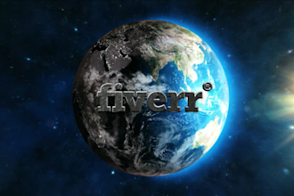 create a great cinematic logo opener featuring the globe