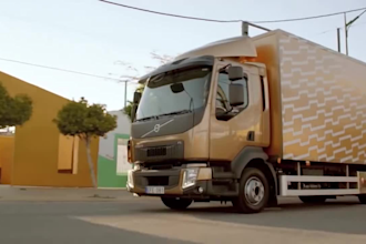 create an engaging logistics warehouse and truck promotional video
