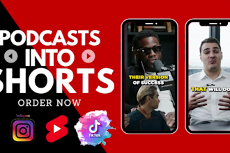 edit your podcast into engaging short clips