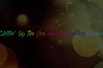 create a unique lyric video