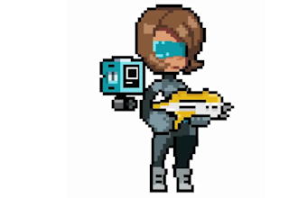 create 2d pixel art sprites, pixel art characters and animations