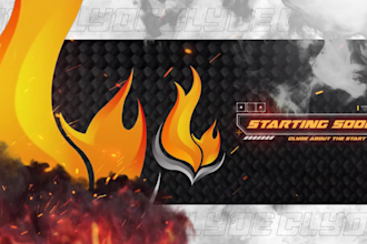 make kick and twitch screens as animated