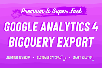 export google analytics 4 data to bigquery